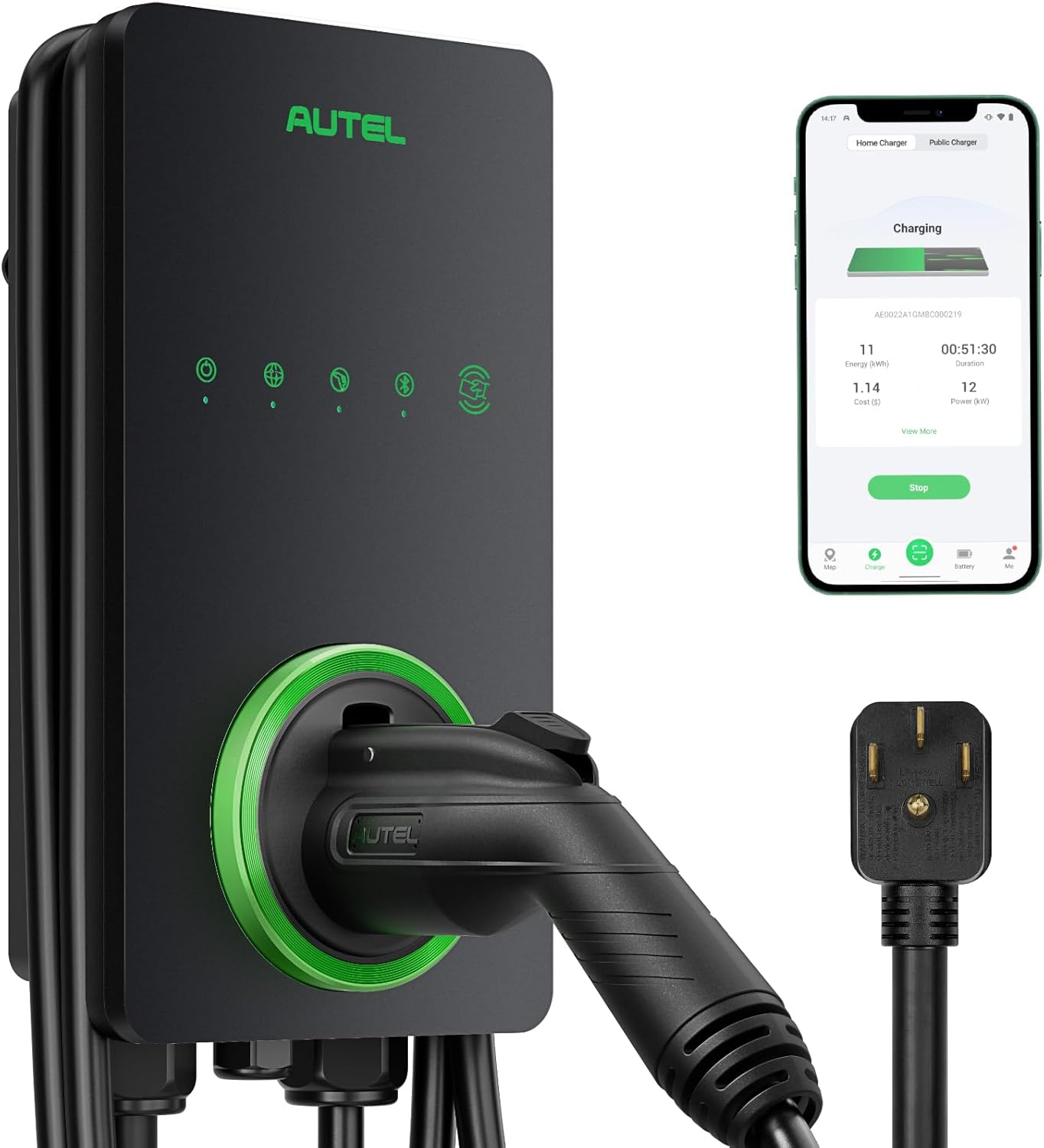 Autel Smart EV Charger: Ultra-Fast 40Amp Charging