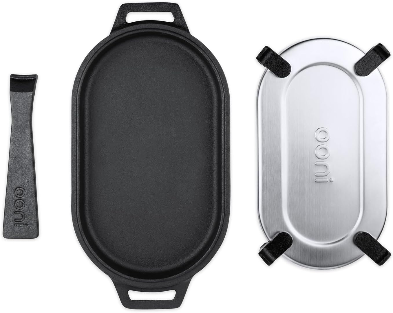 Ooni Cast Iron Sizzler Pan - Versatile Griddle Frying Pan