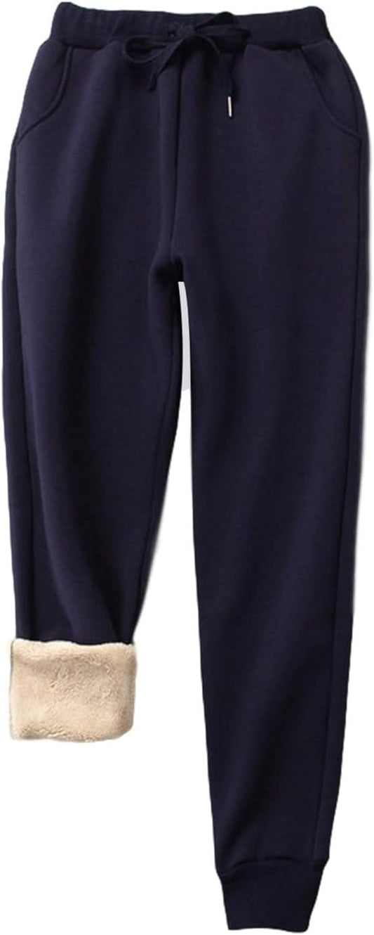 Yeokou Warm Sweatpants for Women - Fleece Lined Jogger Pants