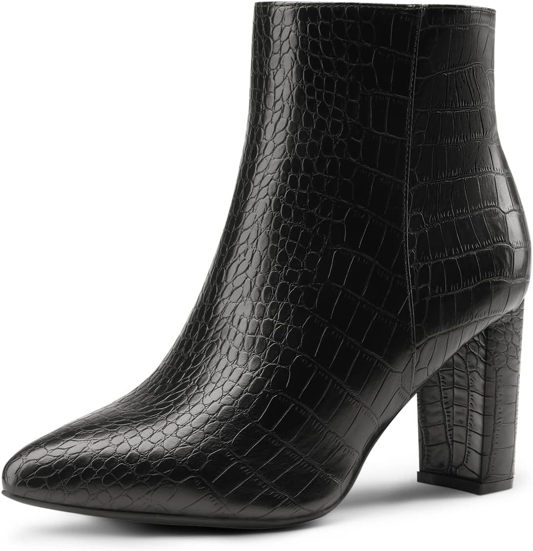 DREAM PAIRS Women's Chunky Heel Ankle Booties for Style