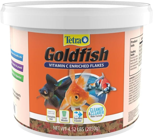 Tetra Goldfish Flakes for Healthy, Vibrant Aquarium Fish Diet