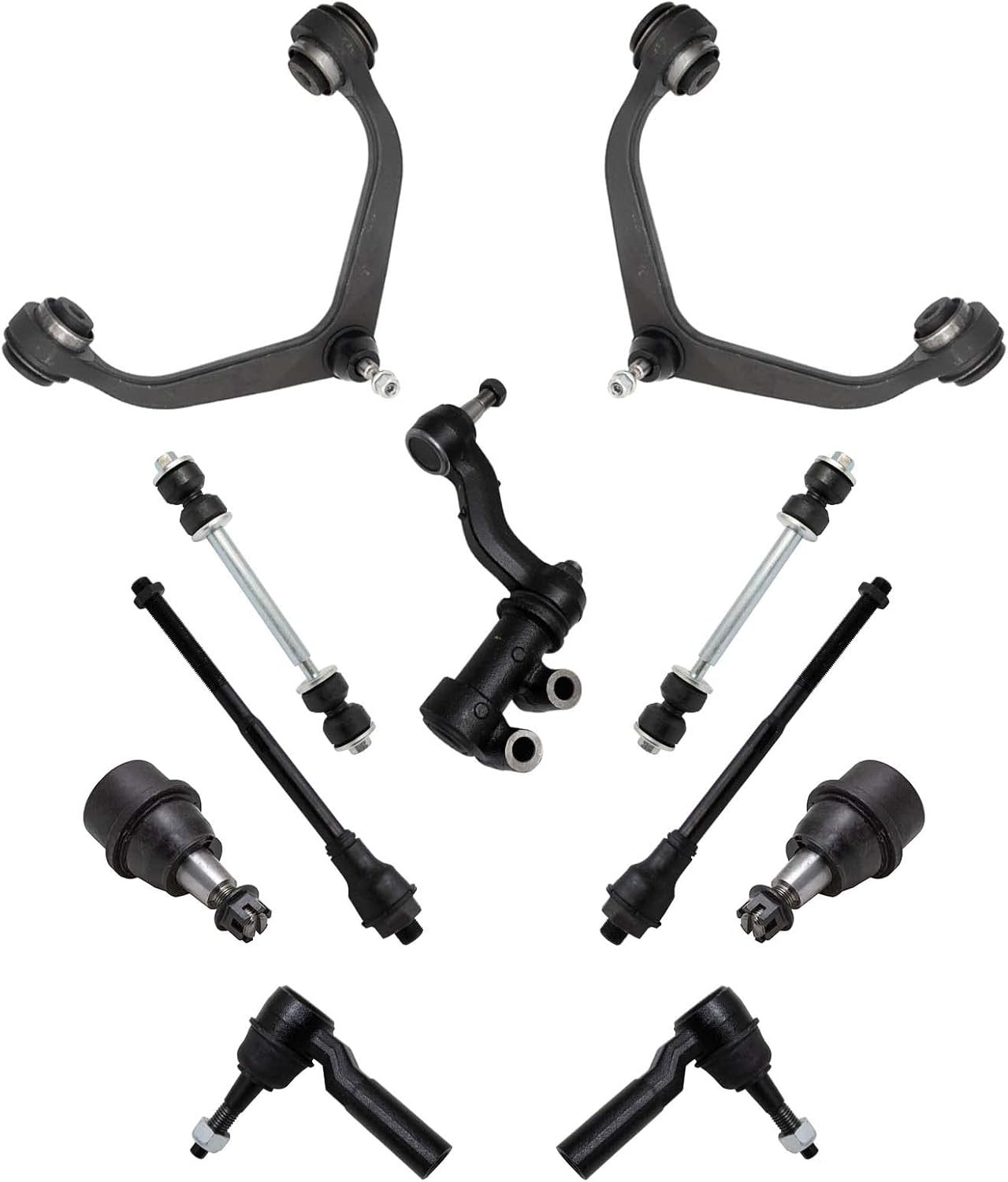 TRQ Front Steering & Suspension Kit for Chevrolet GMC Vehicles