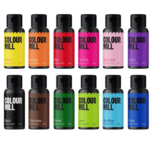 Colour Mill Kickstarter Pack Aqua Blend Food Coloring Set