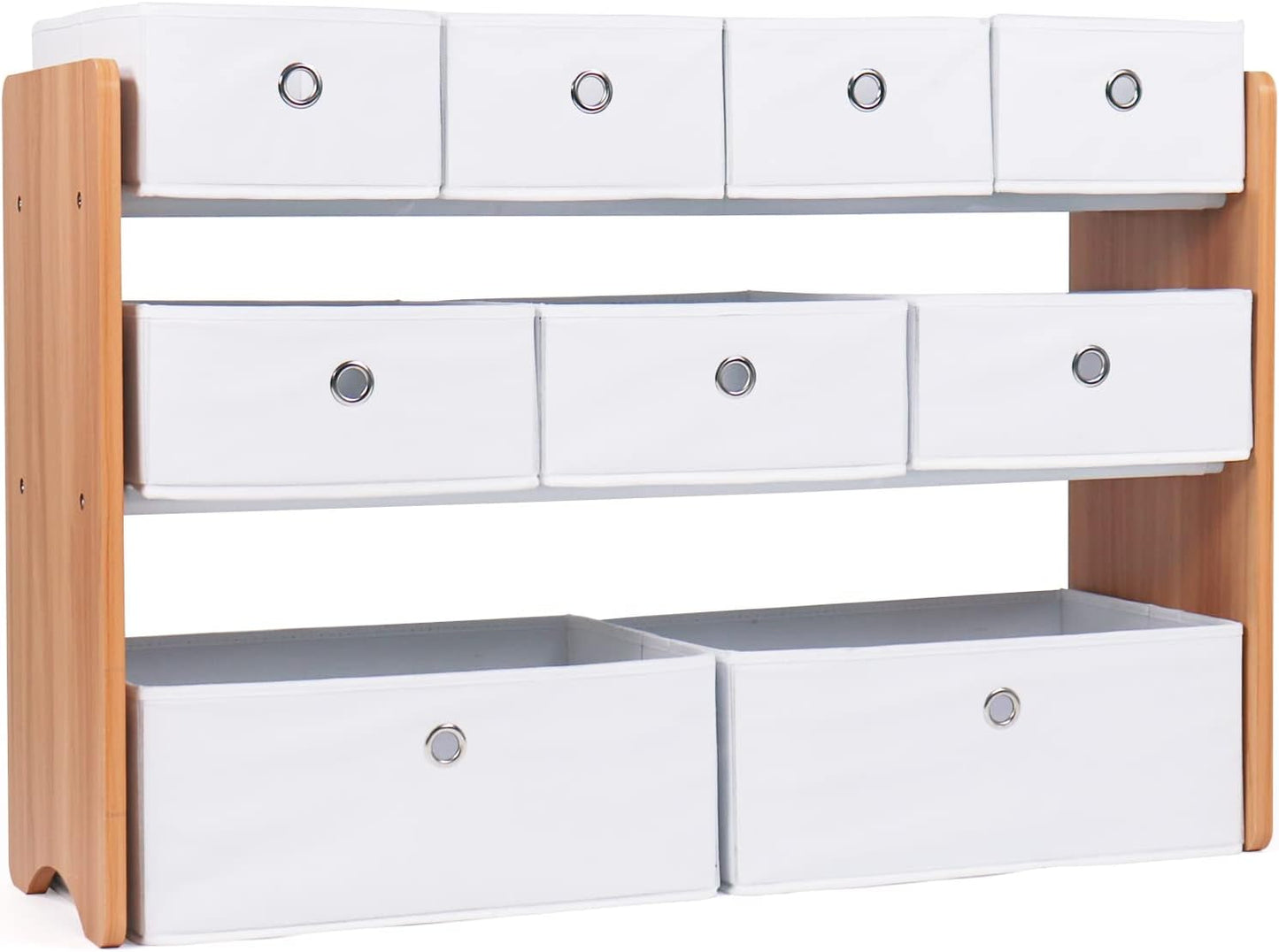 Humble Crew Toy Storage Organizer with 9 Removable Bins