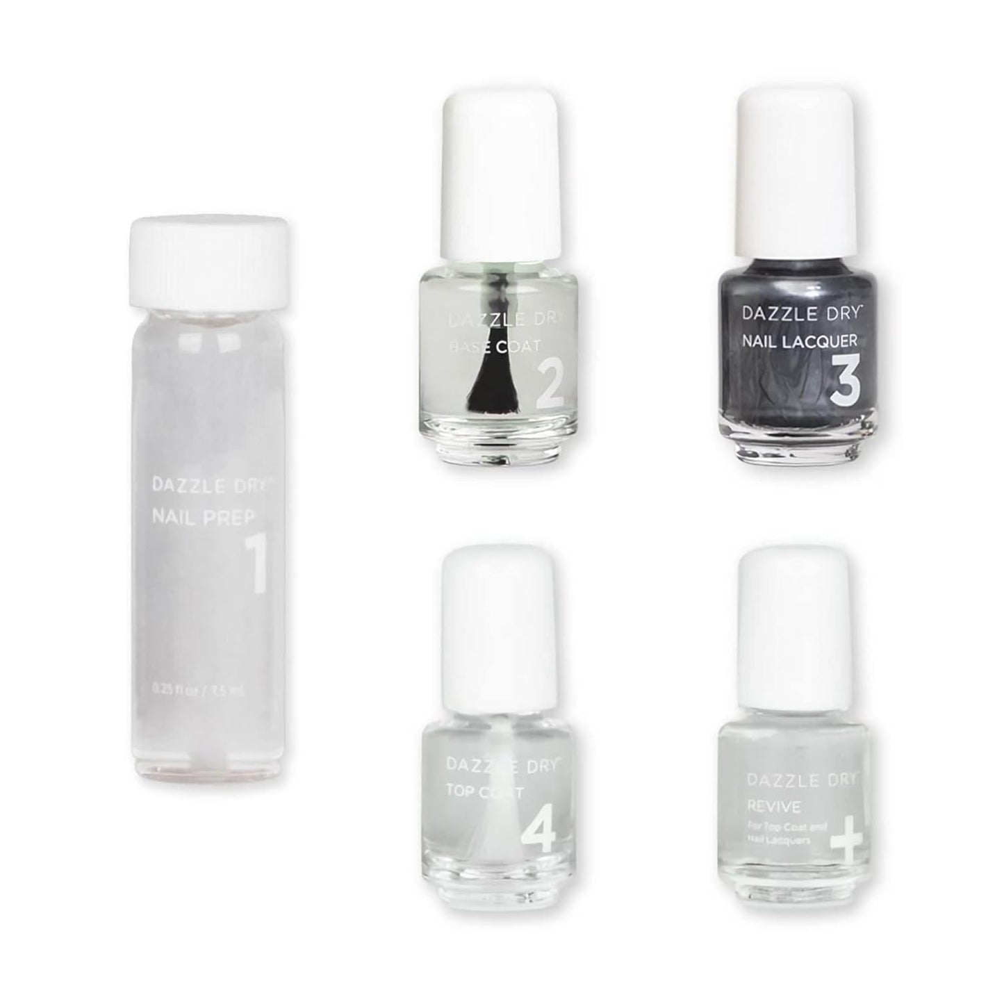 Dazzle Dry Mini Kit 4 Step System for Stunning Manicures