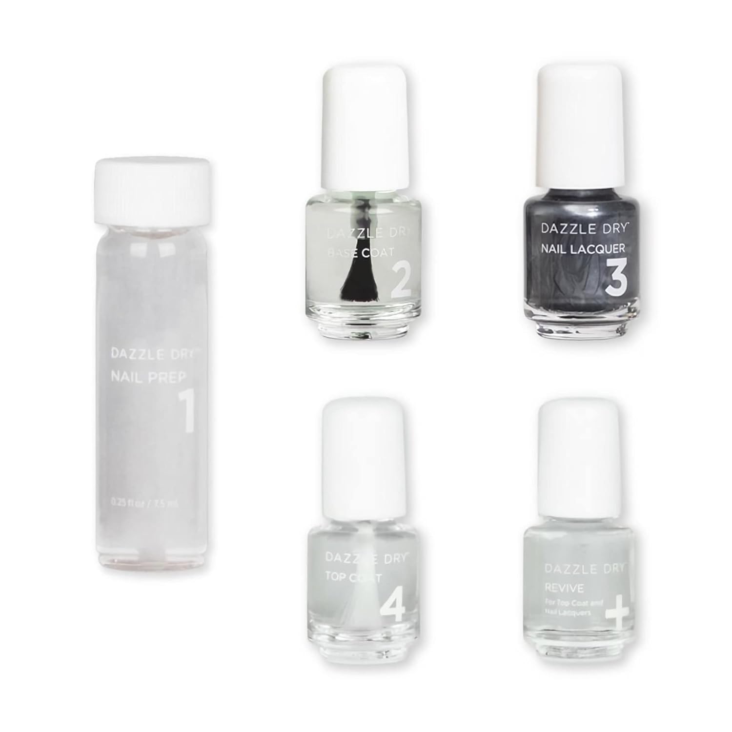 Dazzle Dry Mini Kit 4 Step System for Stunning Manicures