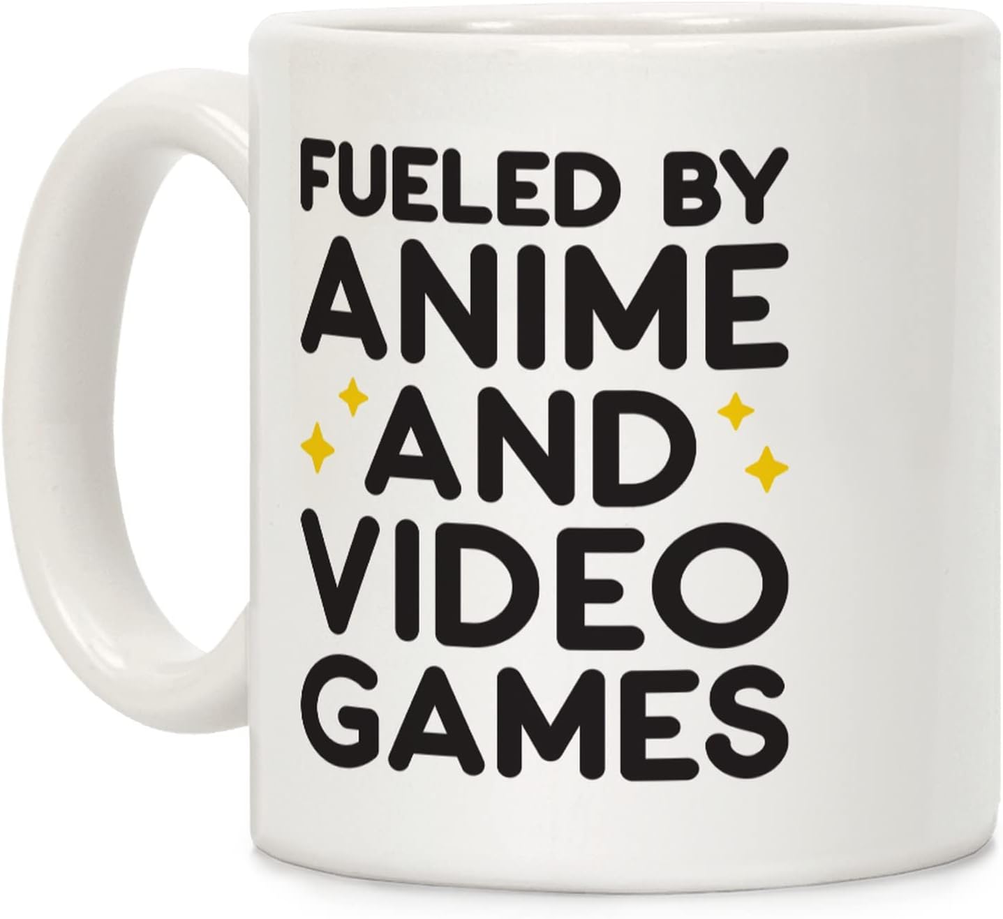 LookHUMAN Anime Coffee Mug - Funny Double-Sided Gaming Cup