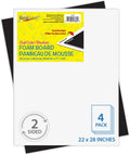 Royal Brites Dual Color Black/White Foam Board 22 x 28 - Sturdy Pack