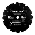 TWIN-TOWN 12 Inch PCD Hardie Fiber Cement Saw Blade