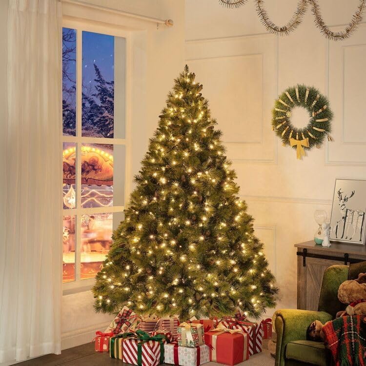 4.5ft Christmas Tree with Lights for a Magical Holiday Season