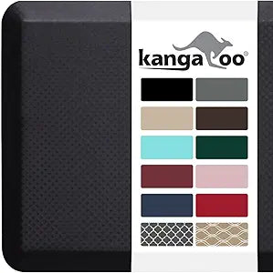 KANGAROO Thick Ergonomic Anti Fatigue Kitchen Floor Mats