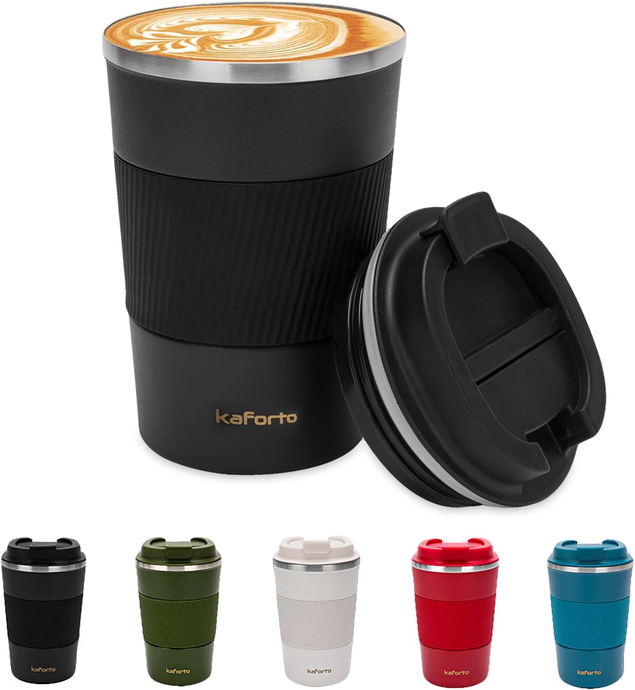 Stay Refreshed On-The-Go with kaforto 16oz Vacuum Coffee Cup