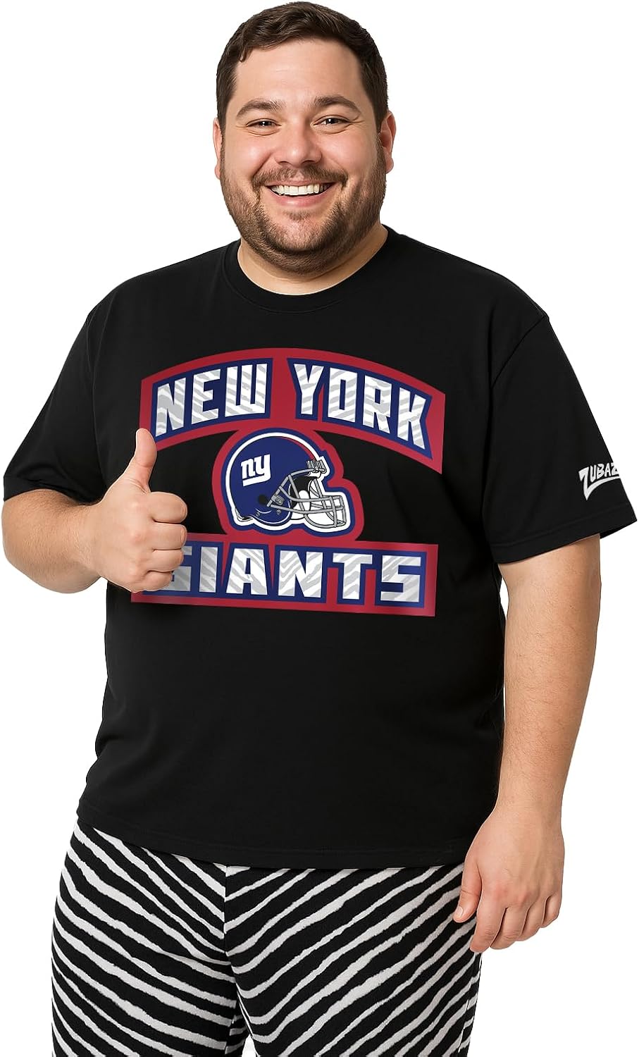 Zubaz NFL Teams Men's Short Sleeve Graphic T-Shirt for Fans