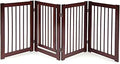360 Configurable Dog Gate with Door for Indoor Use - Wood