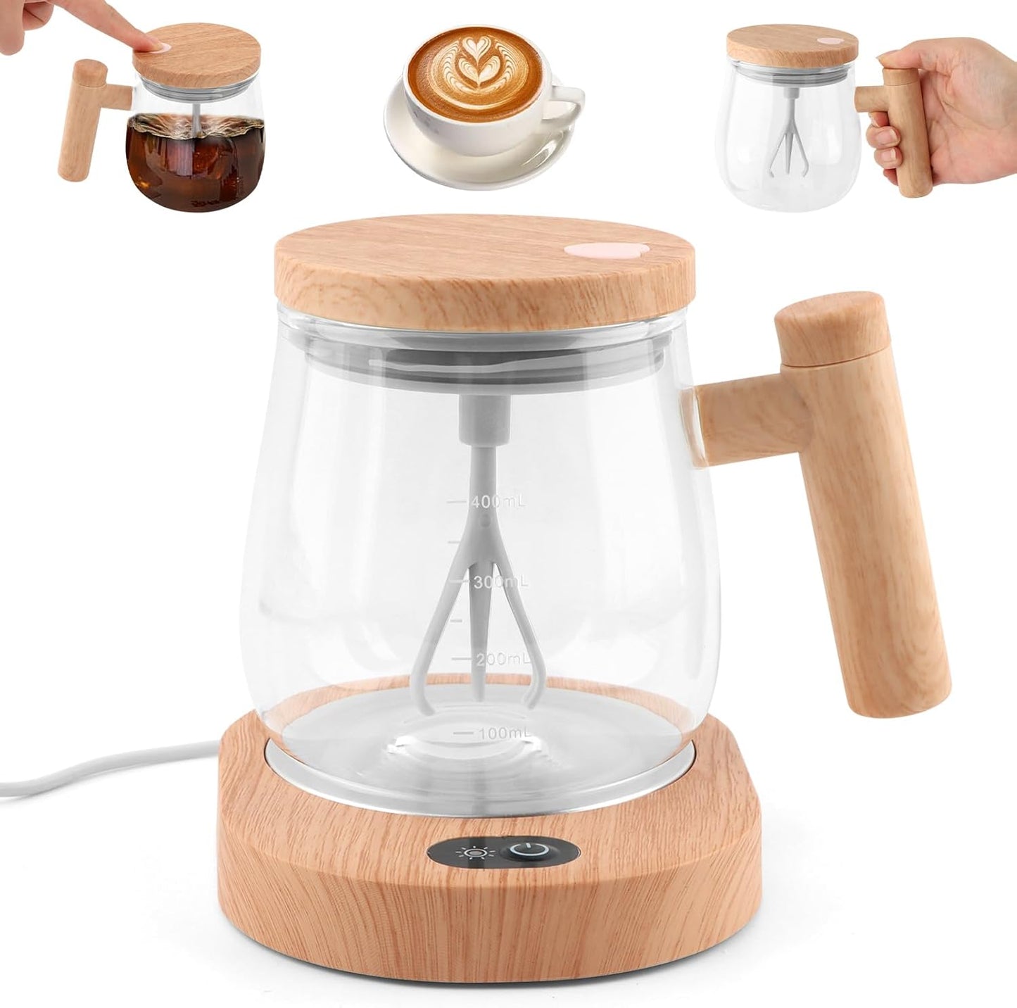 Electric Self-Stirring Coffee Mug - Effortless Mixing!
