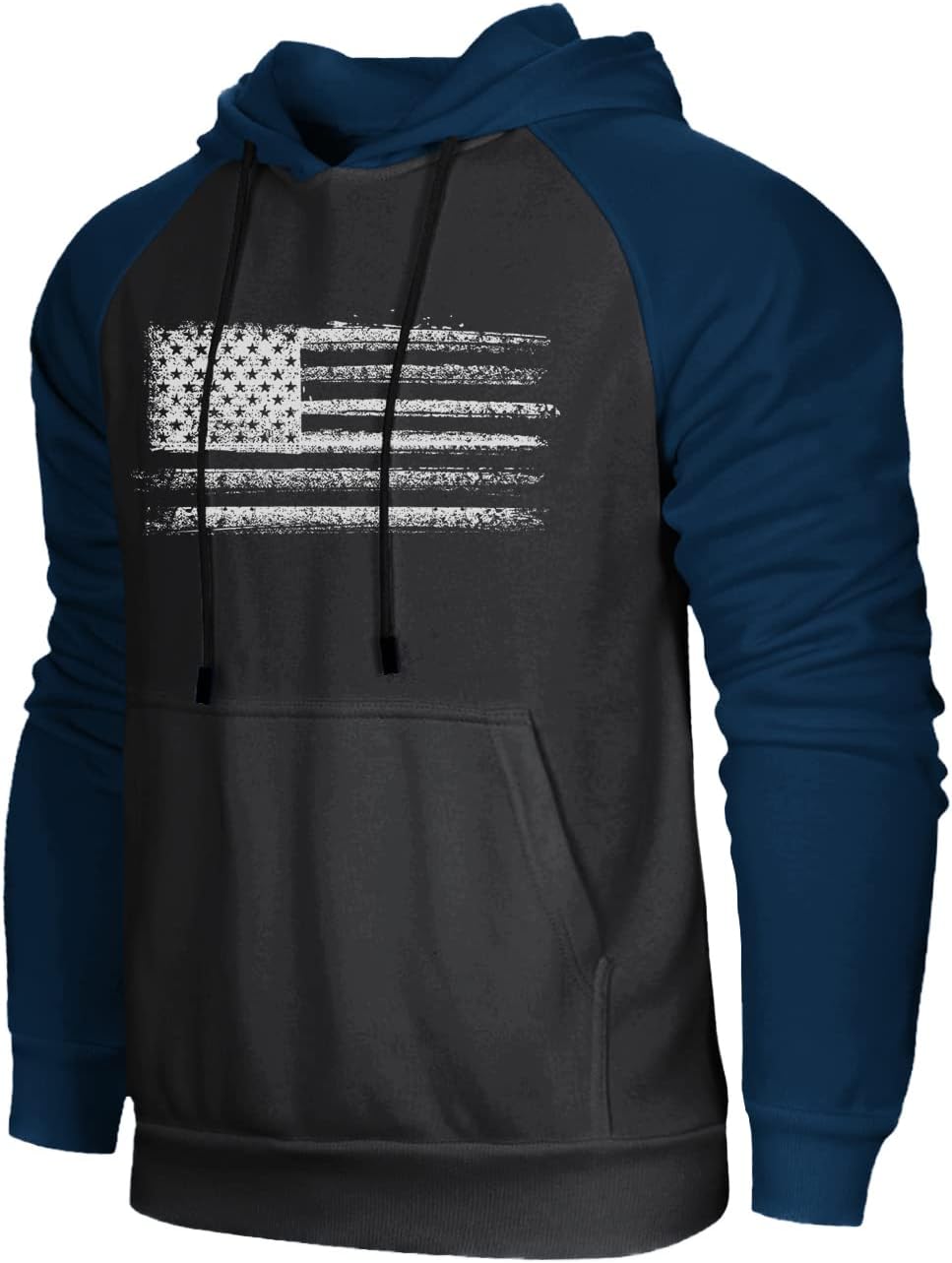 USA FLAG Patriotic Hoodie by H HYFOL