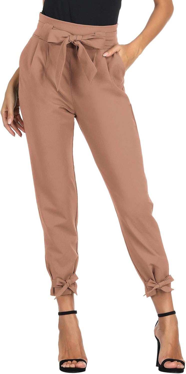 GRACE KARIN Womens Casual High Waist Pencil Pants with Pockets