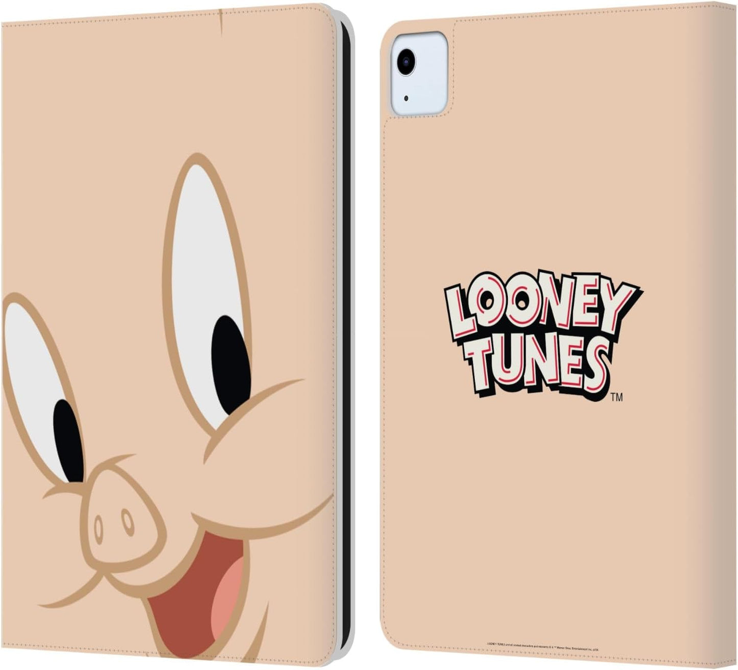 Looney Tunes Porky Pig Leather Wallet Case for iPad Air 11