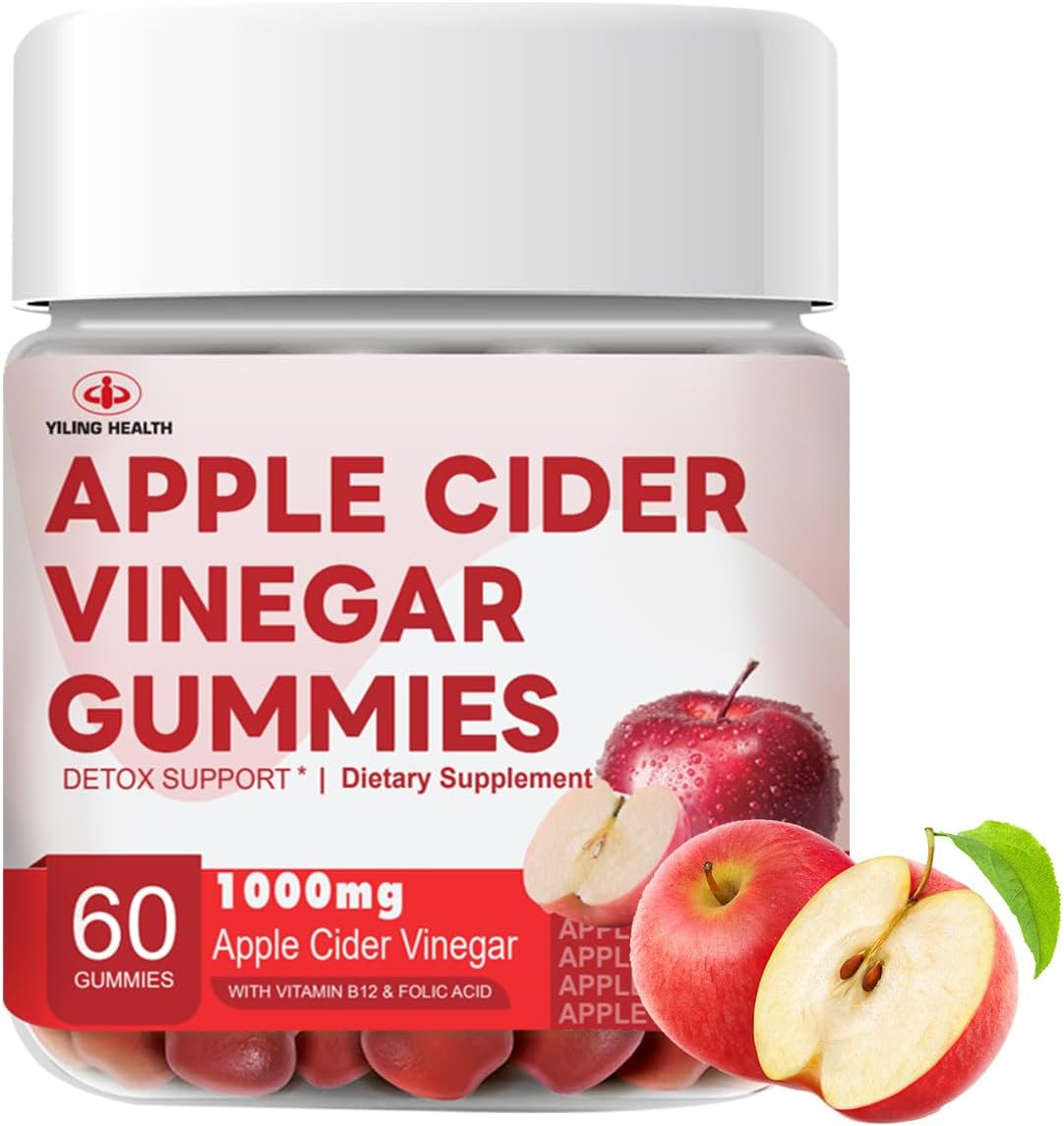 YiLing Apple Cider Vinegar Gummies - Immune Boost & Energy