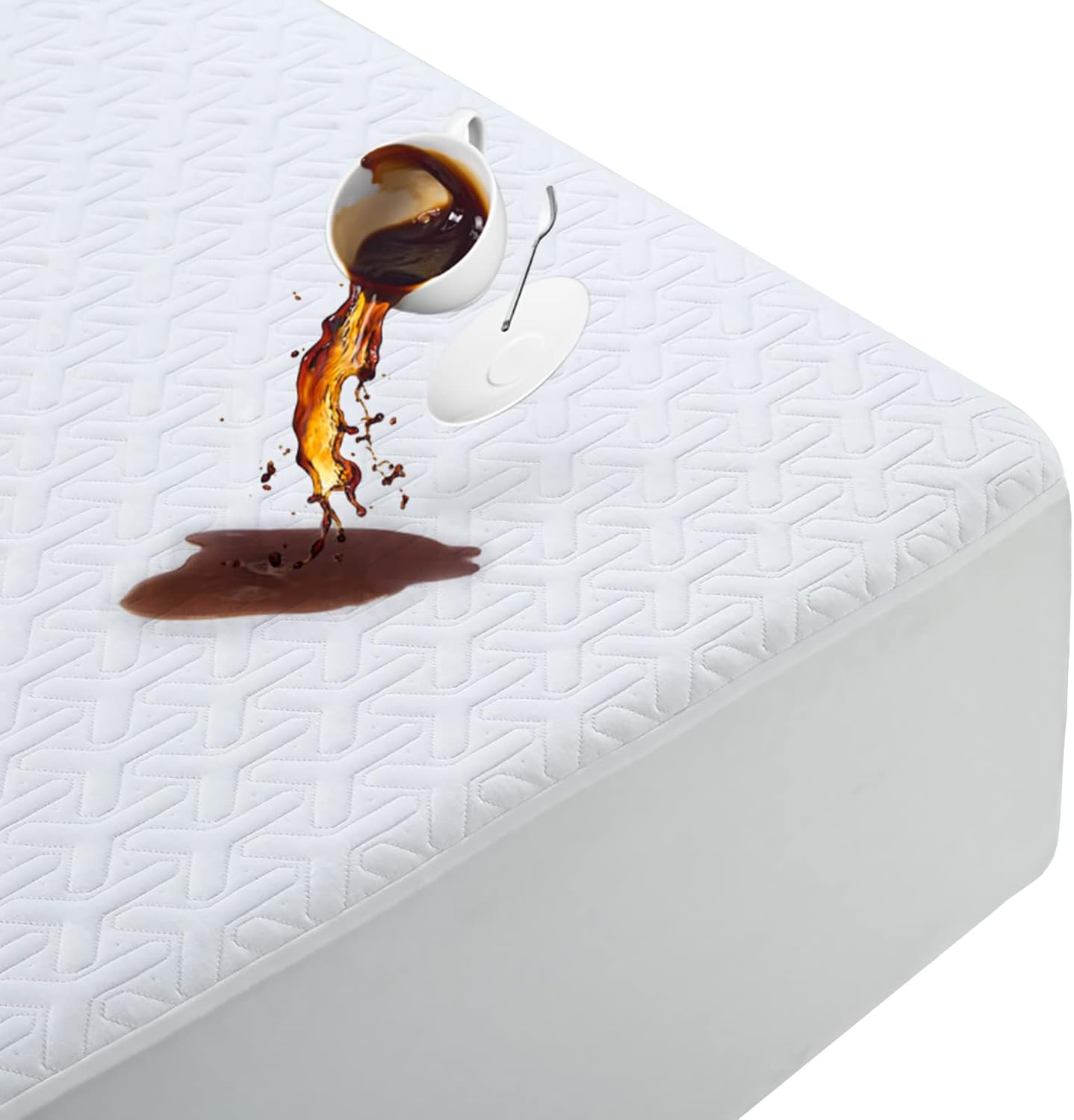 Premium 100% Waterproof King Size Mattress Protector for Comfort