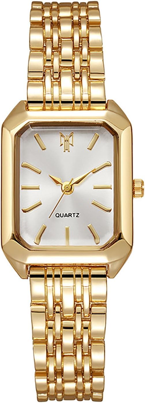 Stylish Steel Strap Square Watch for Women