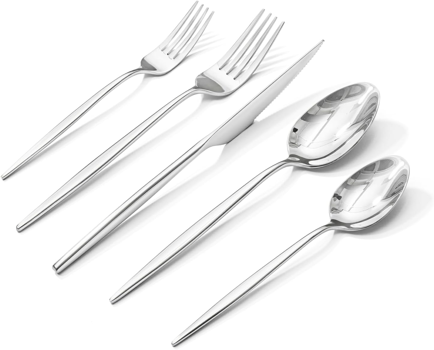 KINGSTONE 30-Piece Silverware Set for Elegant Dining Experience