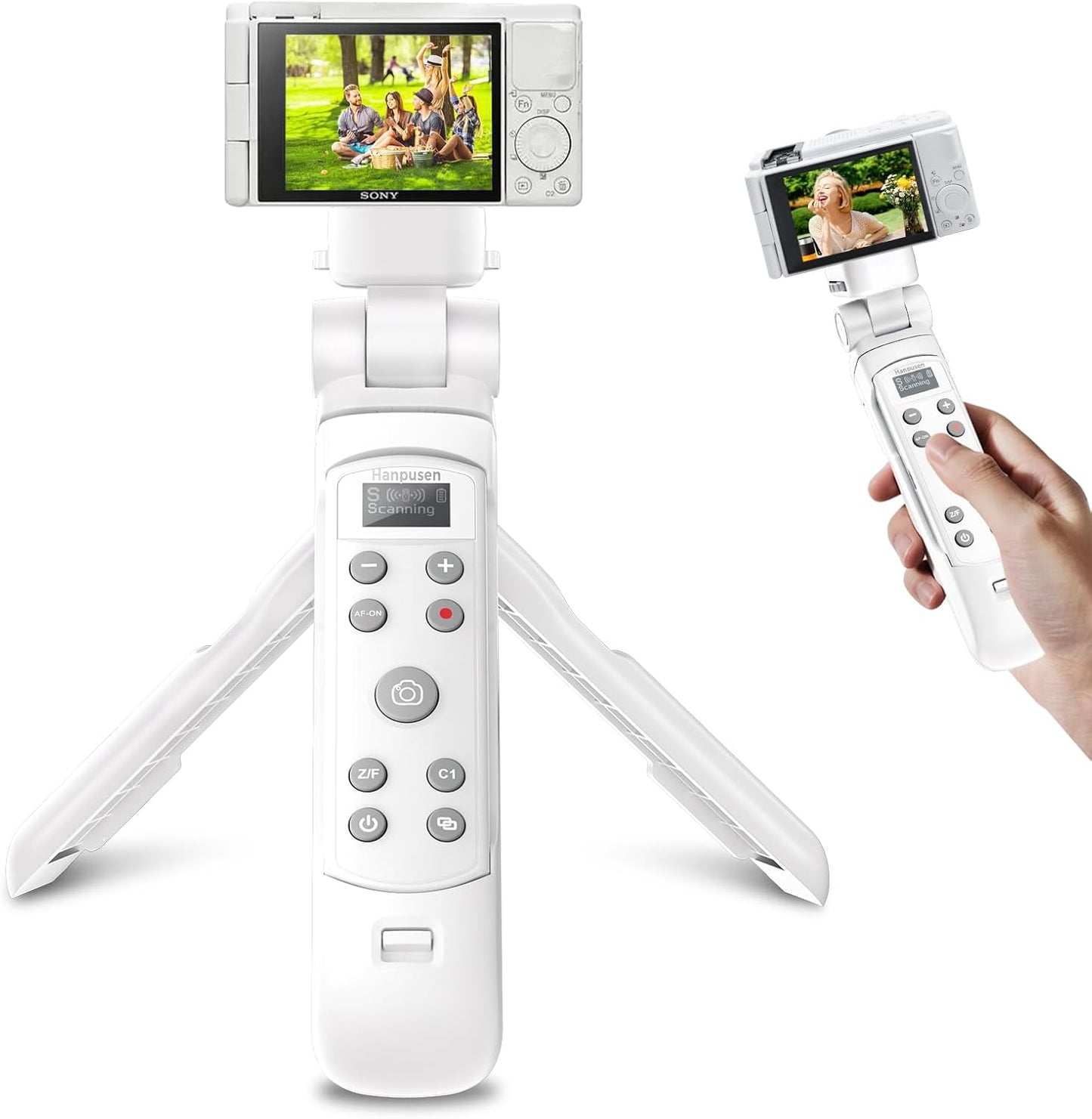 Hanpusen Tripod for Sony Cameras with Wireless Remote Control