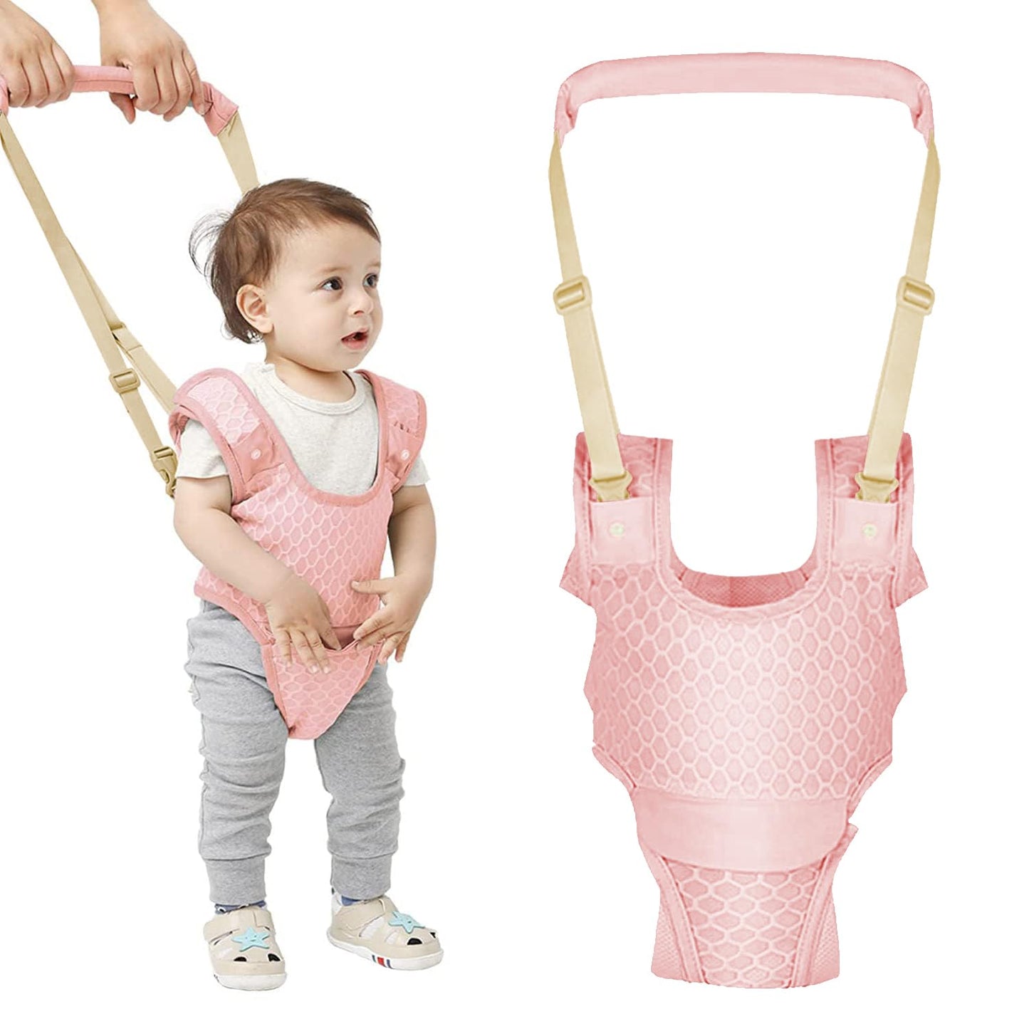 Breathable Pink Baby Walking Harness by Huifen