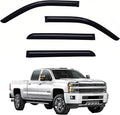 Window Visors Rain Guards for 2014-2018 Silverado 1500 & GMC Sierra