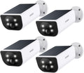 AOQEE Solar-Powered 2K Outdoor Camera: AI Motion Detection, Color Night Vision