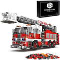 City Ladder Fire Truck Building Blocks Set (711 pcs) - Detailed Model