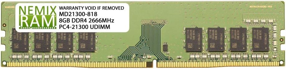 NEMIX RAM 8GB DDR4 2666MHZ PC4-21300 Memory for Desktops