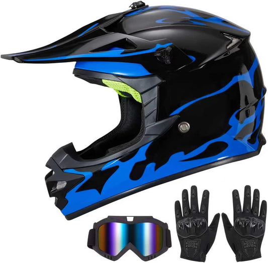 Youth Kids Dirt Bike Helmet for Safe Off-Road Riding Fun