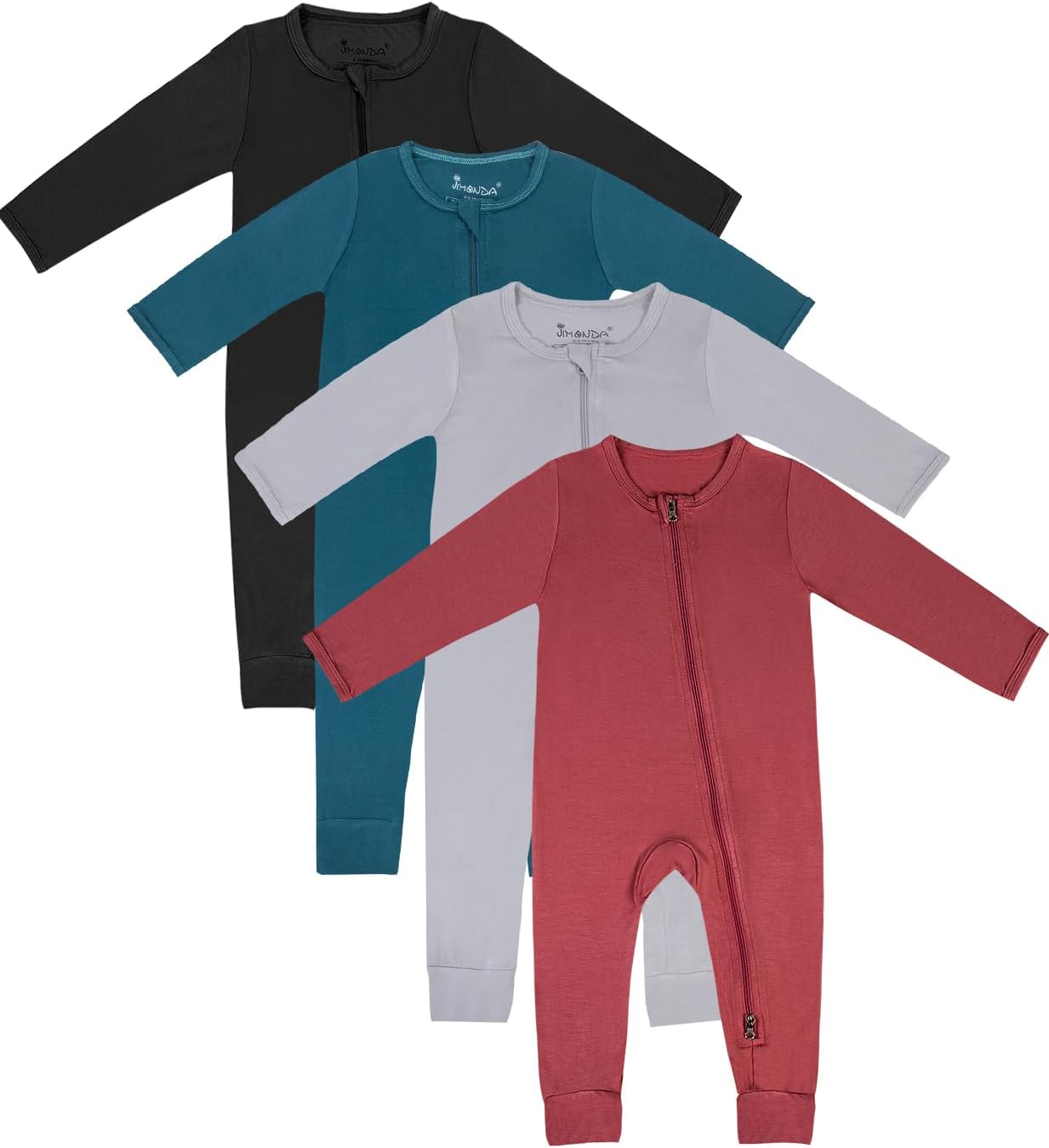 Jimonda Baby Footless Pajamas for Easy Diaper Changes and Comfort