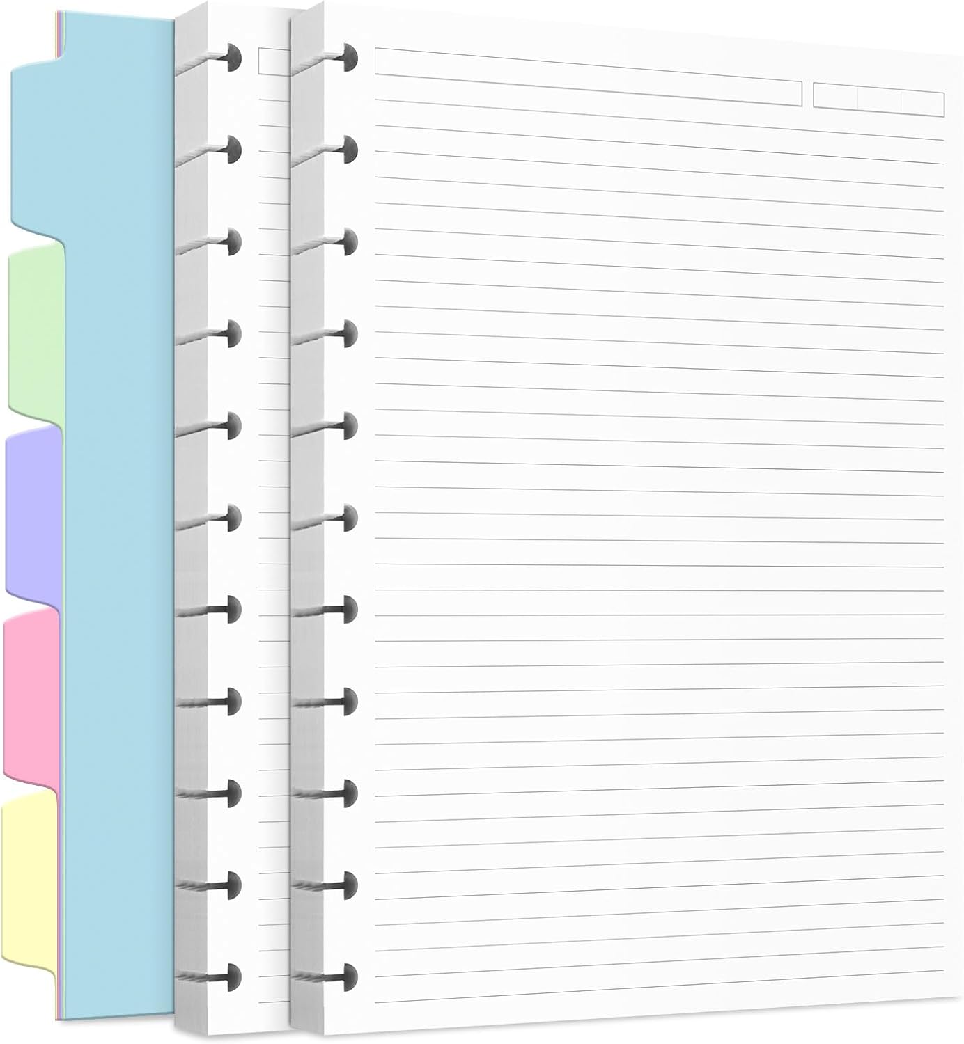 240 Page Discbound Refill Paper Set - Letter Size 8.5 x 11