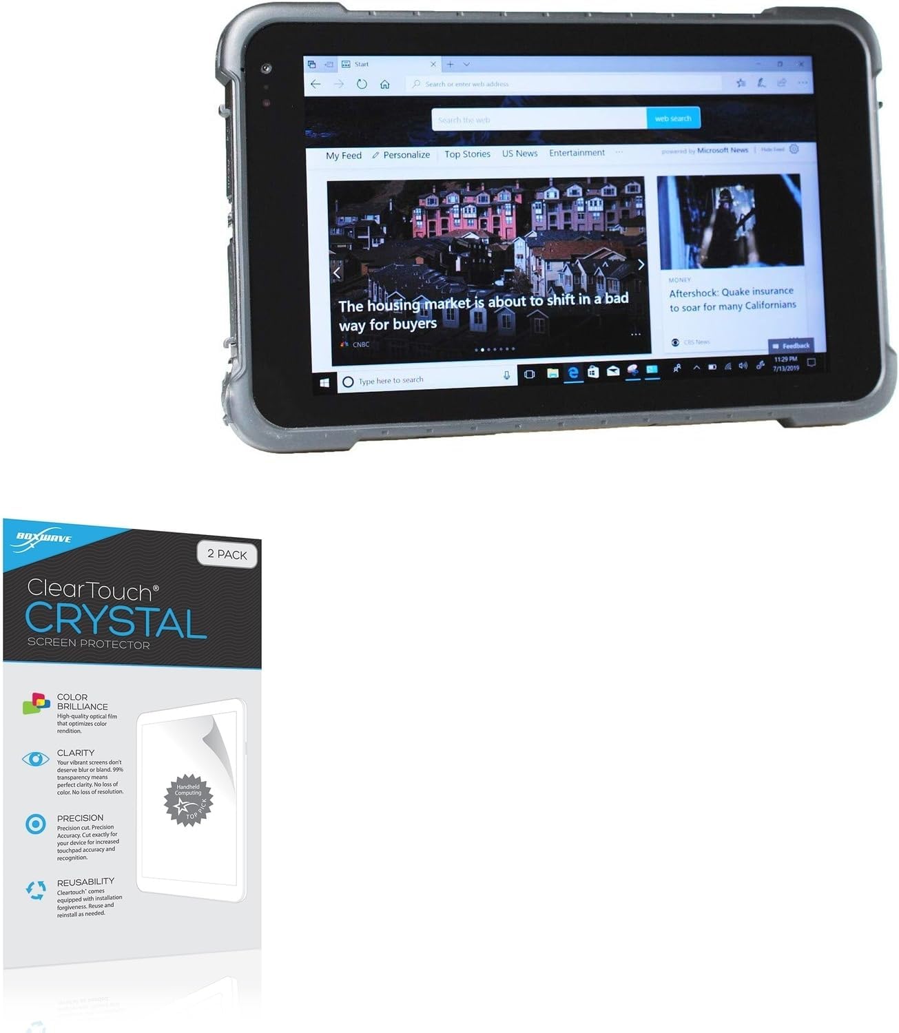 BoxWave Screen Protector for Vanquisher SV-86 Rugged Tablet