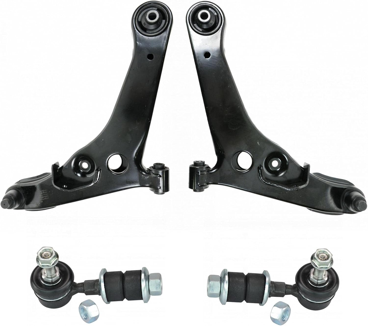 TRQ Front Suspension Kit Control Arm with Ball Joint for Outlander
