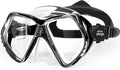 Seago Kids Swim Goggles with Nose Cover Snorkel Mask - Clear Panoramic