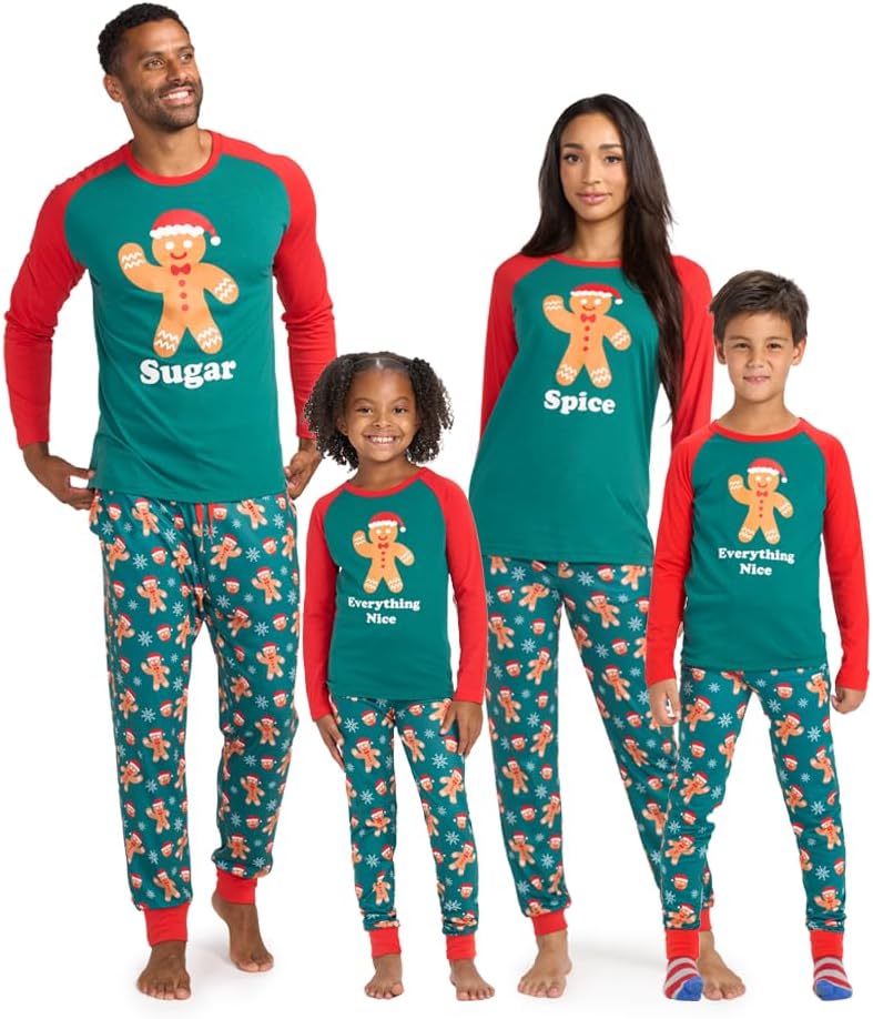 Matching Christmas PJs for Couples - Classic Lapel Pajama Sets