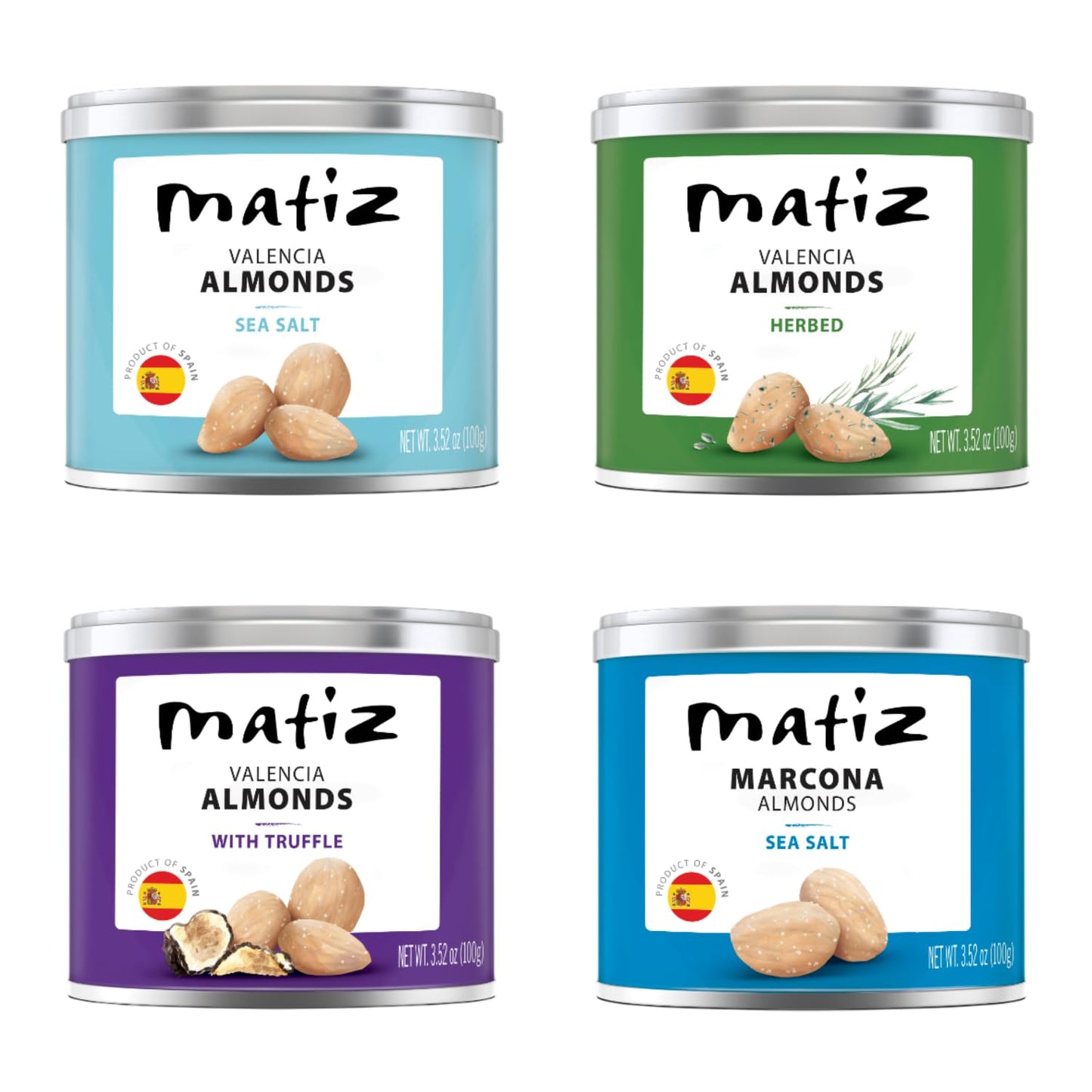 Matiz Valencia/Marcona Almonds Variety Pack - Gourmet Snack Delight