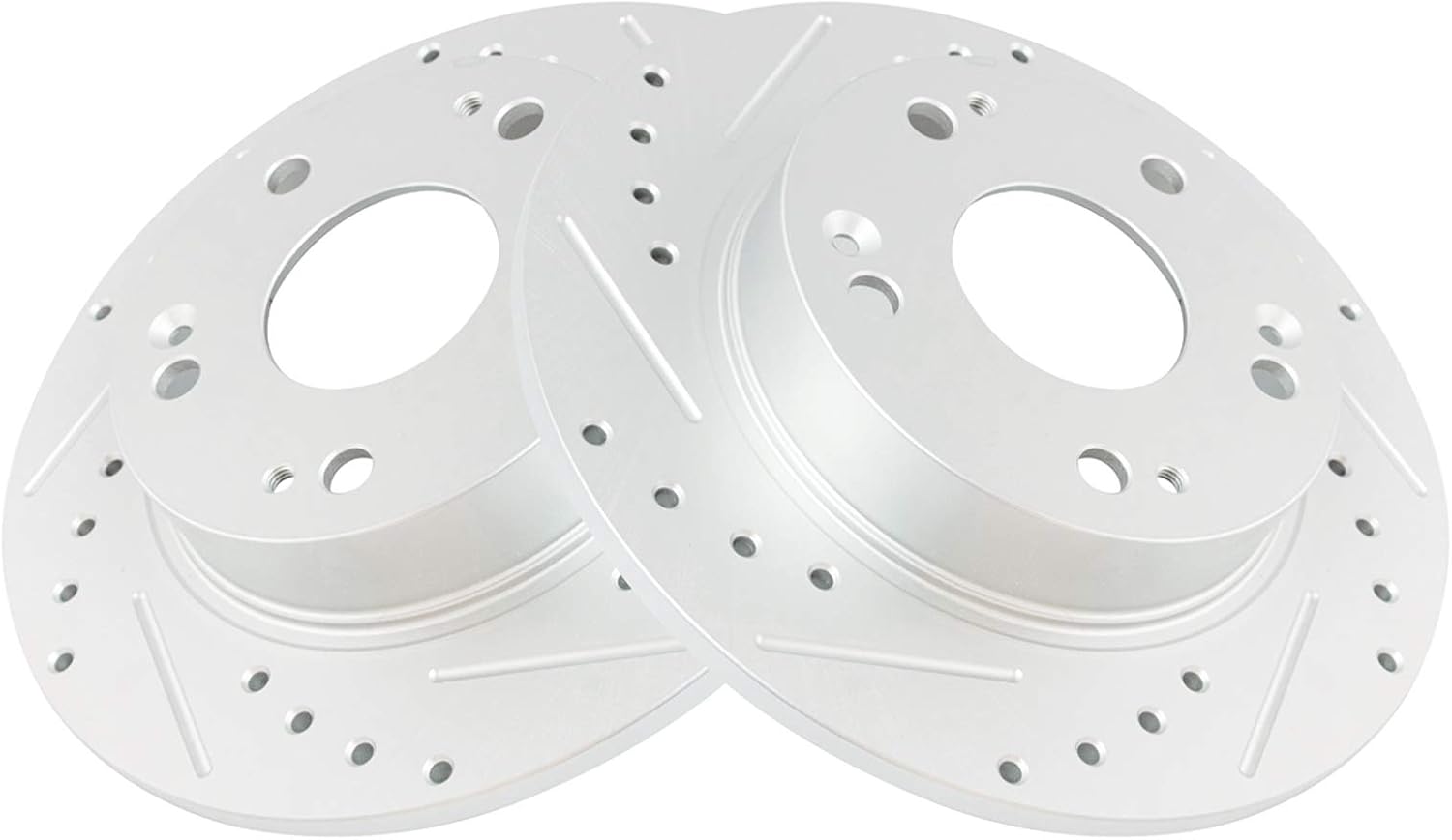 Premium G-Coated Rear Brake Rotors Set for Acura ILX & Honda Civic