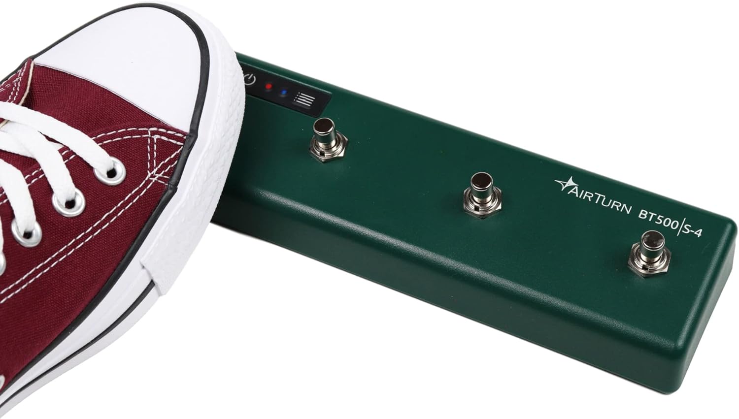 AirTurn BT500S-4 Bluetooth Pedal Page Turner for Musicians