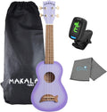 Kala Purple Burst Dolphin Soprano Ukulele - Travel Friendly