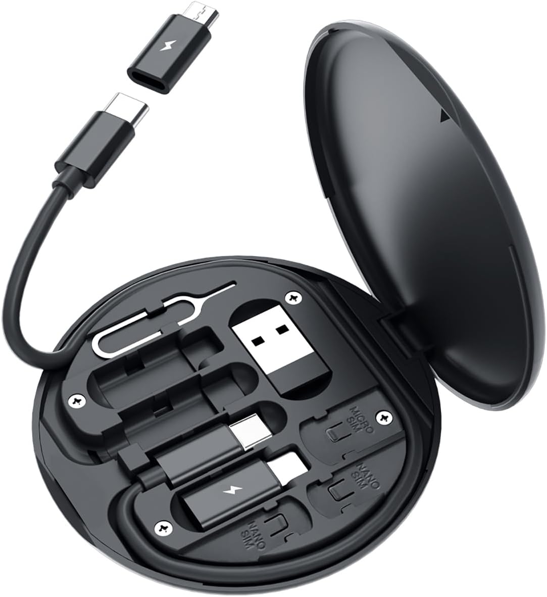 Universal USB C Adapter Kit - Travel Data Transfer & Phone Holder