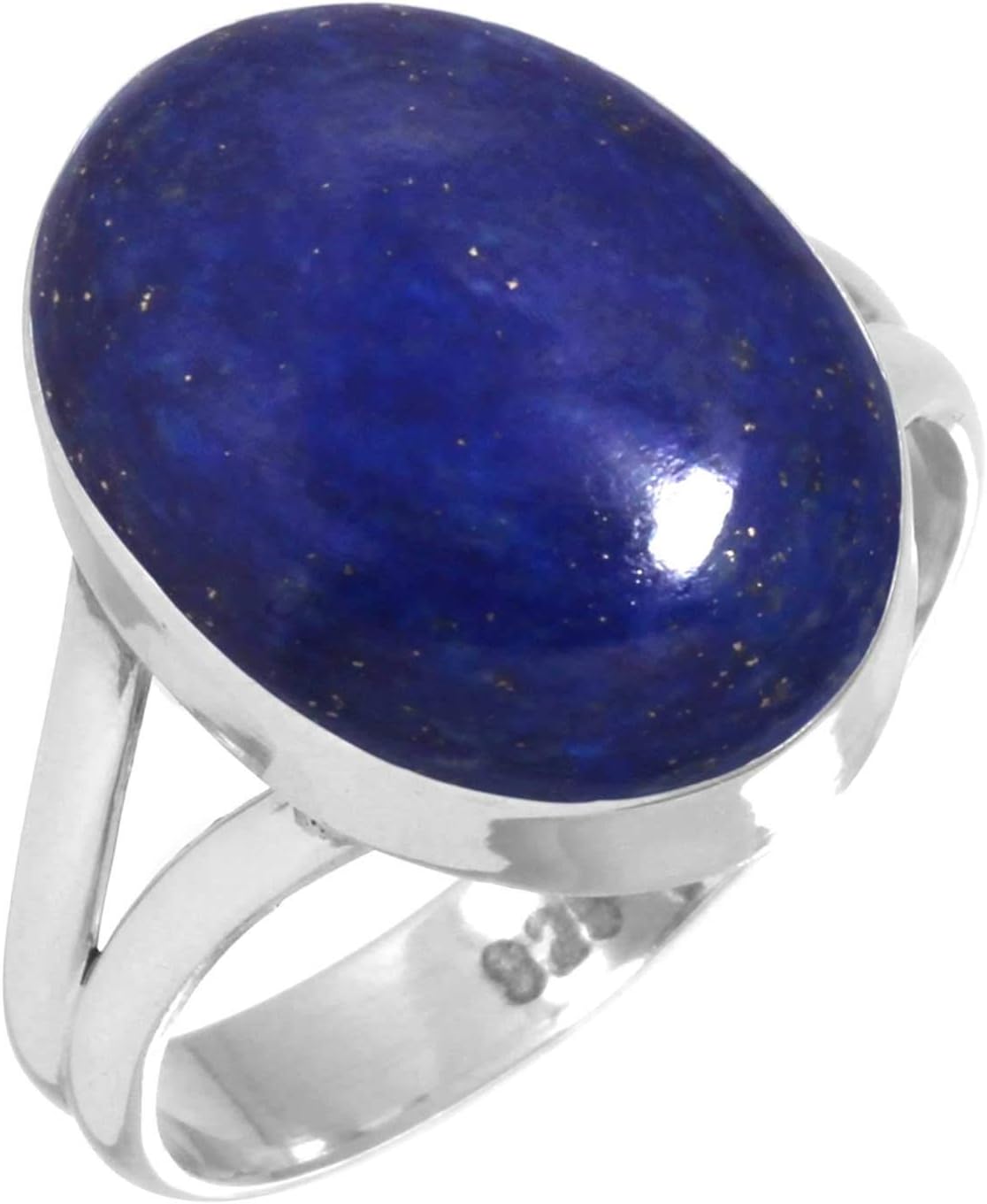 Handmade 925 Sterling Silver Chunky Gemstone Ring for Women