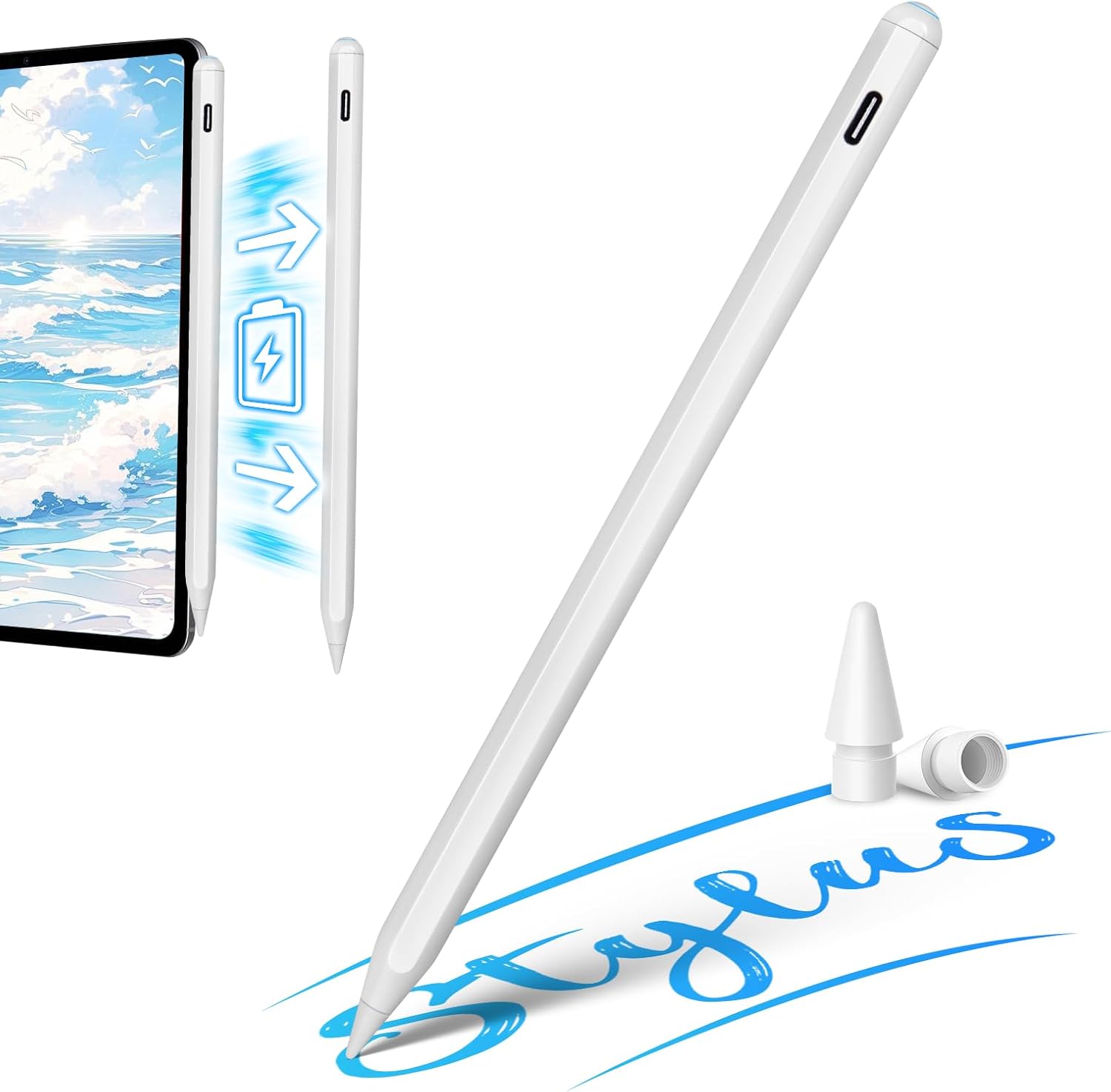 QLAYA Magnetic Wireless Charging iPad Pencil