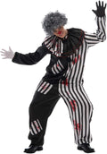 Killer Clown Jumpsuit Costume for Men - Perfect Halloween Attire