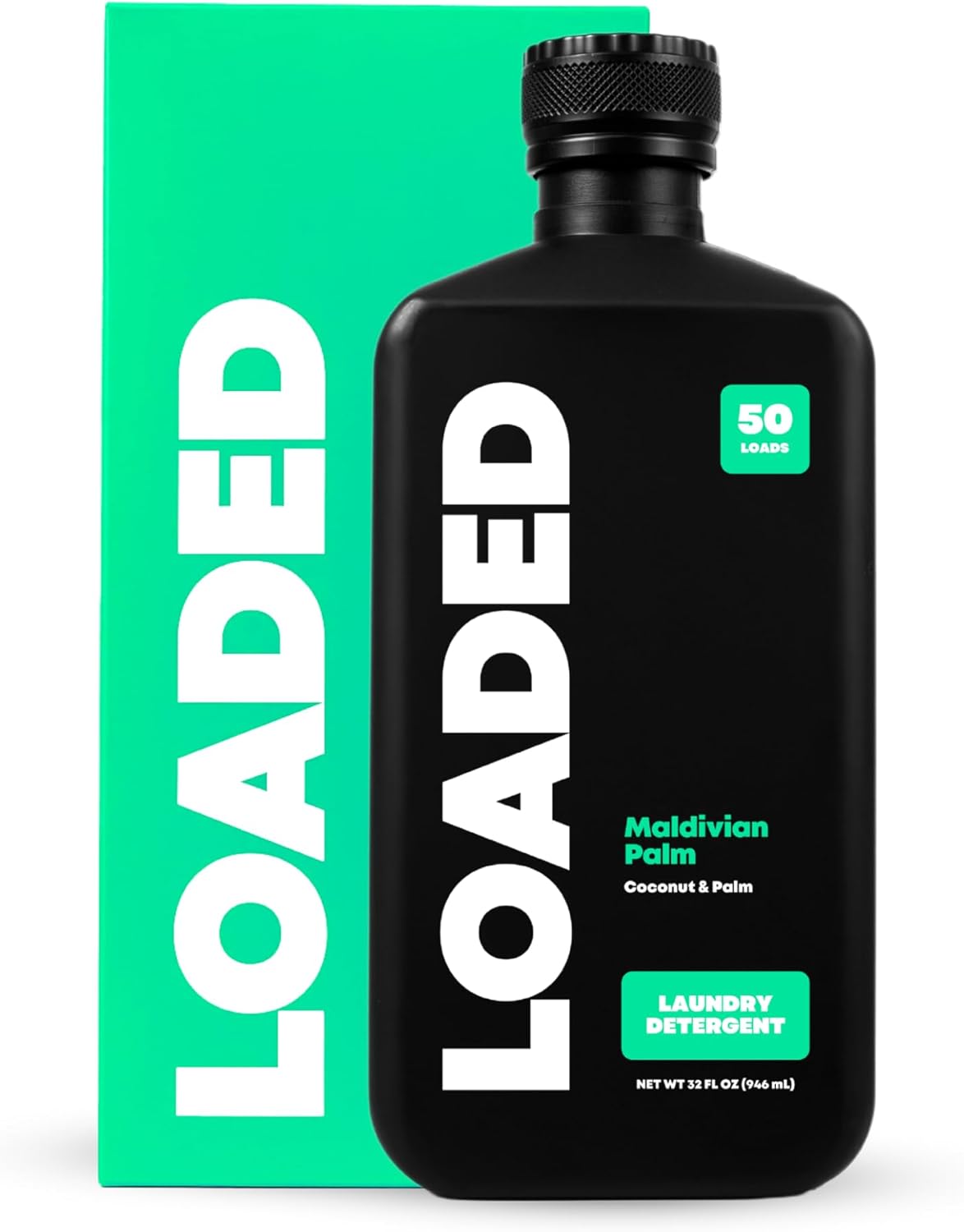 Loaded Laundry Detergent Cologne Scented for 50 Loads
