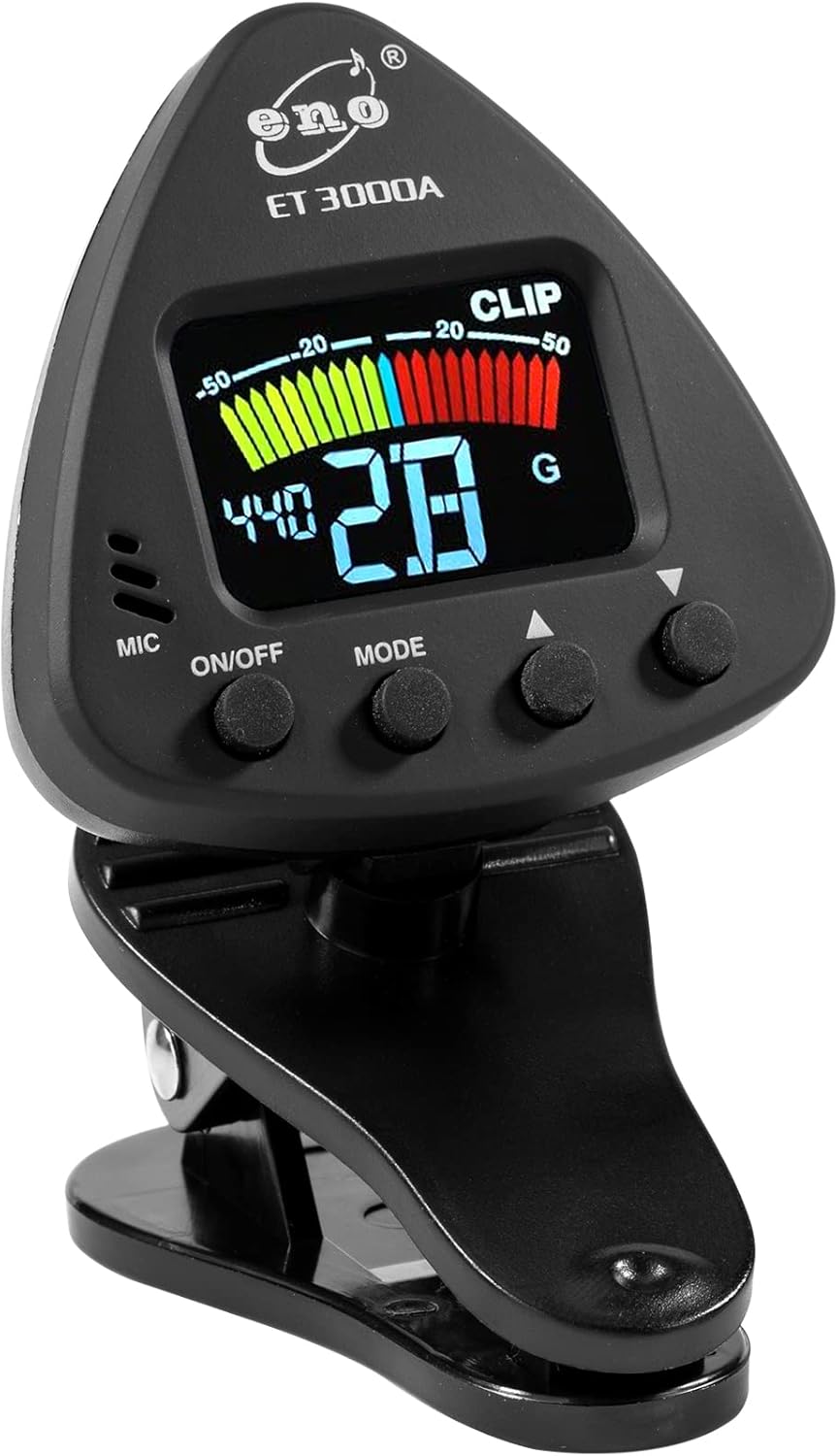 ENO MUSIC LCD Clip-on Tuner - Easy Read