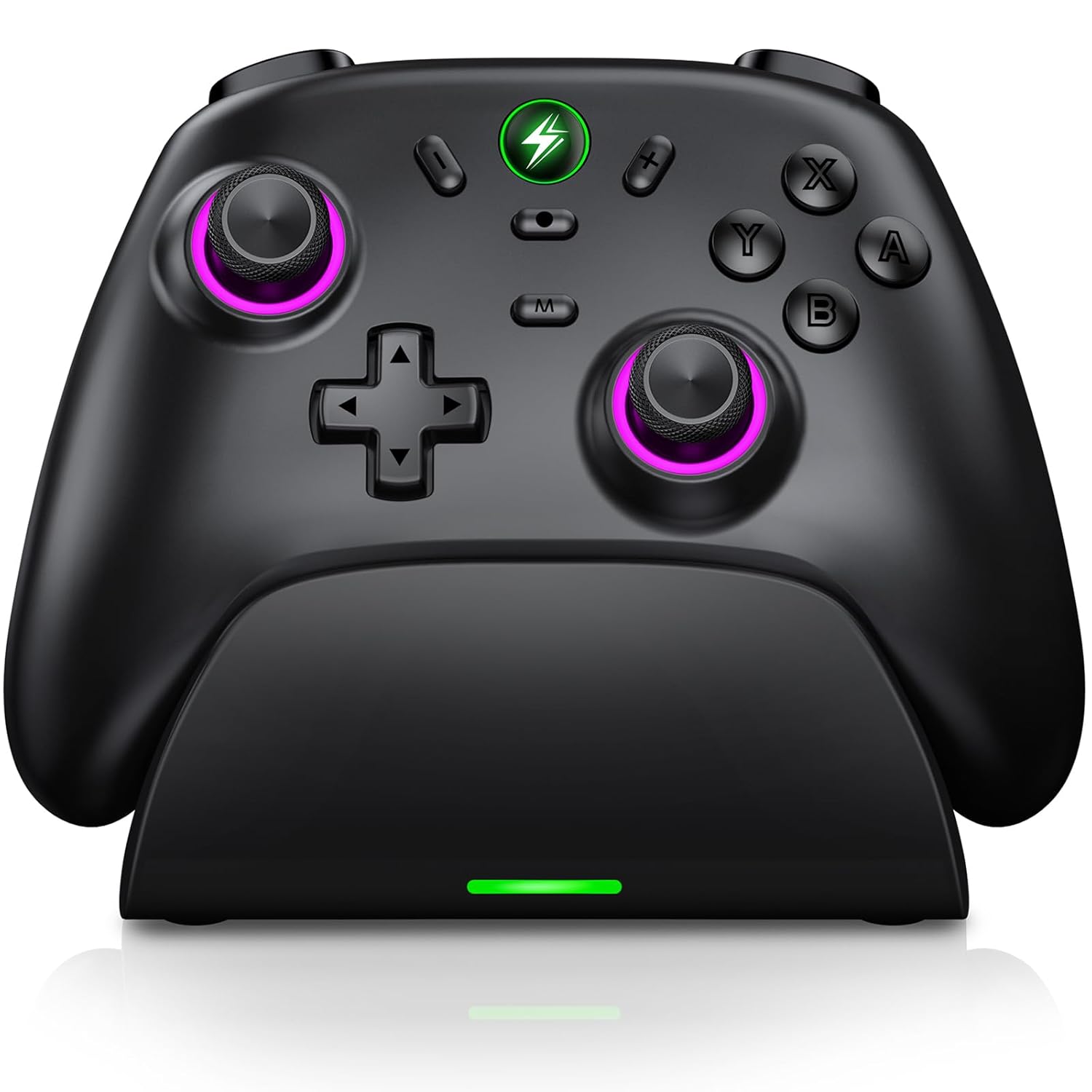 AXYBCOOL Wireless Bluetooth Switch Controller with Charger Dock